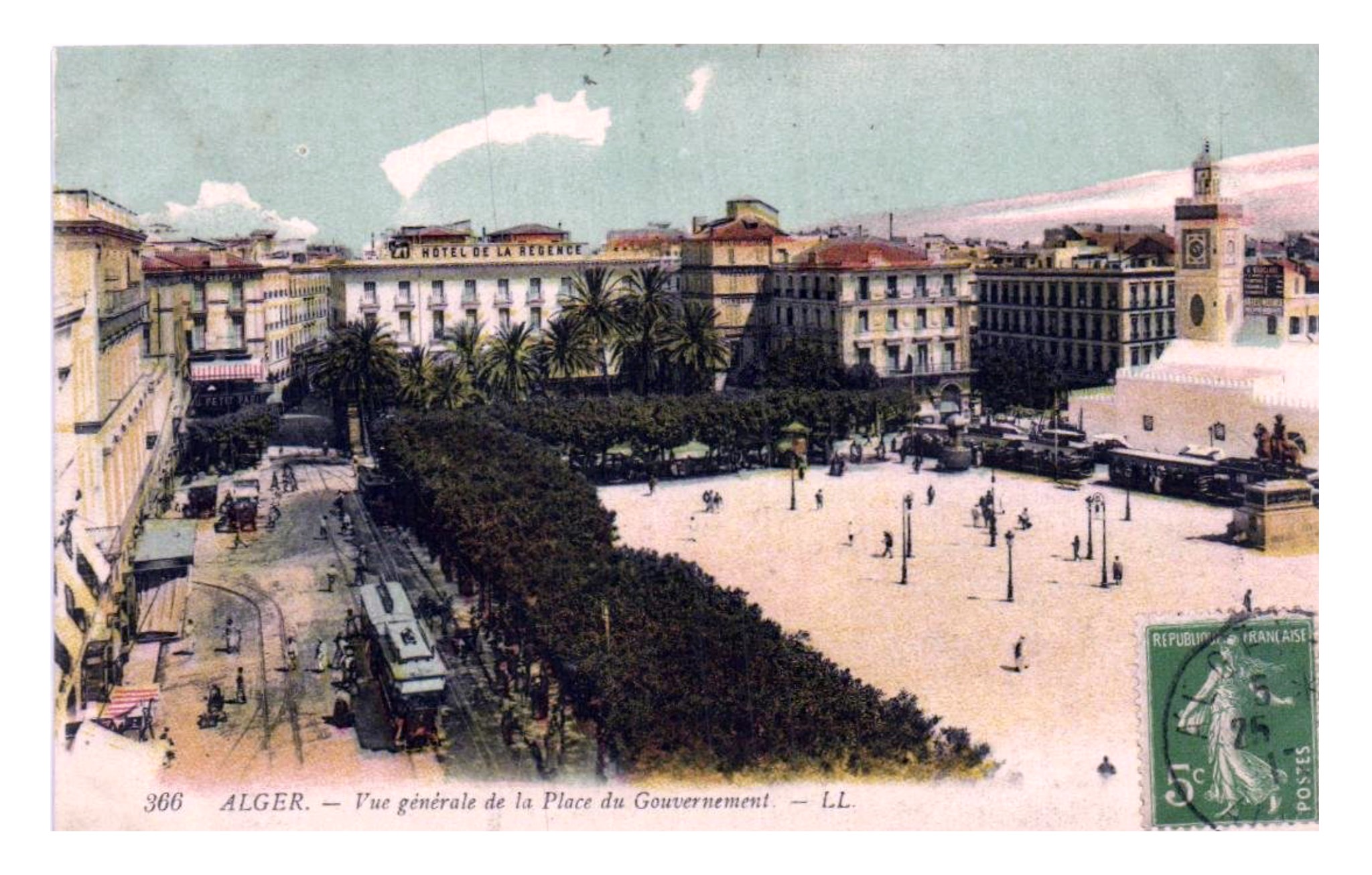 Alger (DZ), Place du Gouvernement (LL 366).jpg